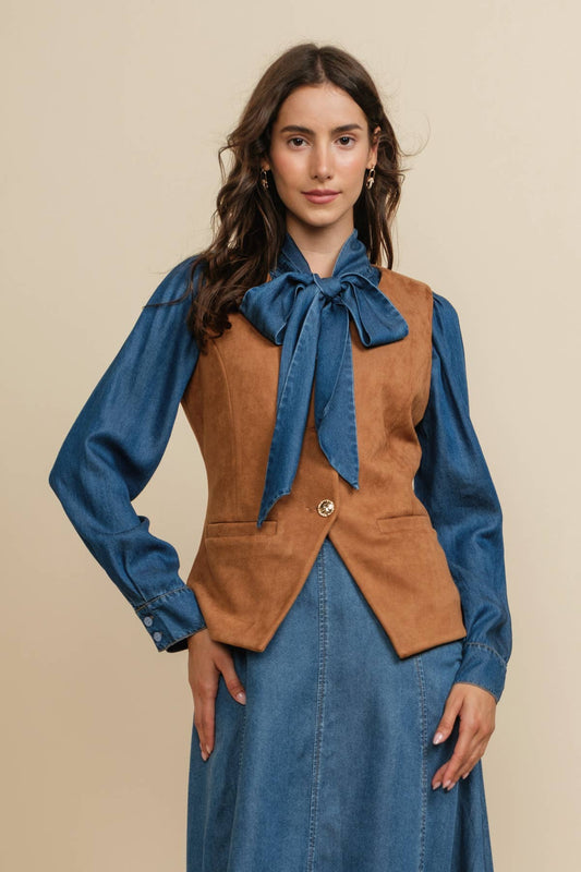 Heartland Suede Vest