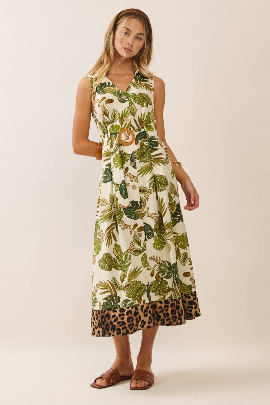 Ivory Isles Midi Dress