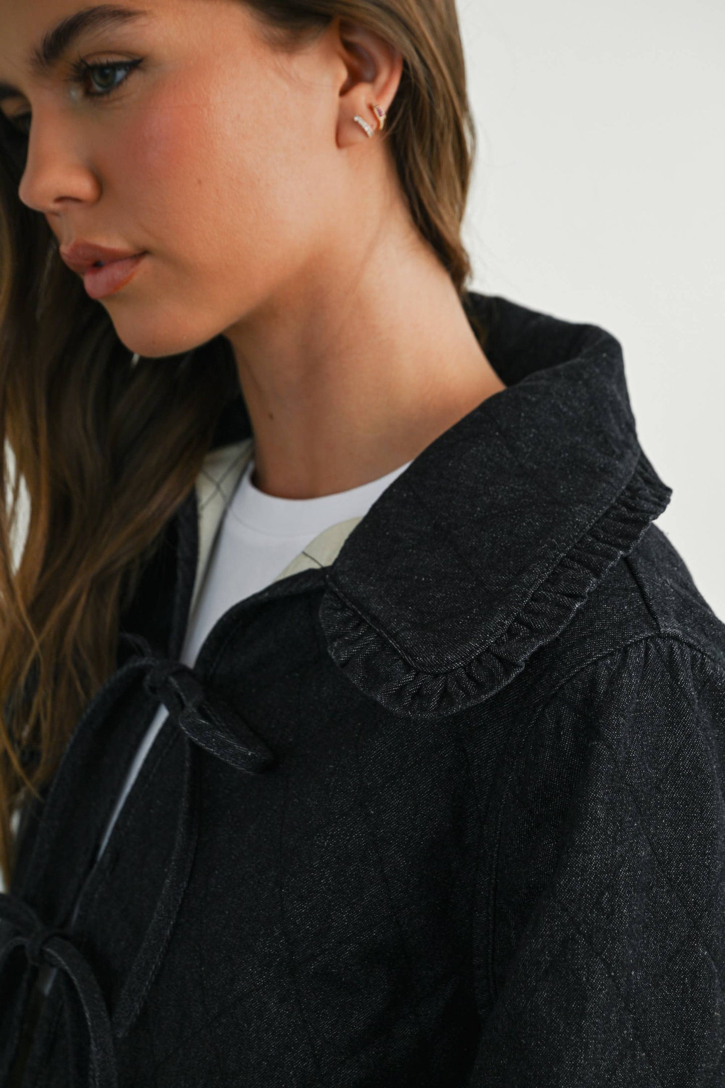 Quilted Bow Tie Jacket