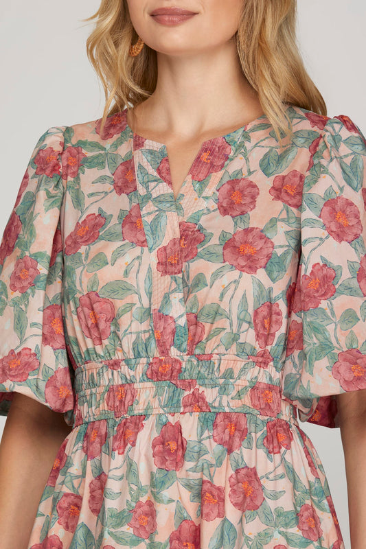 Haven Bloom Midi Dress