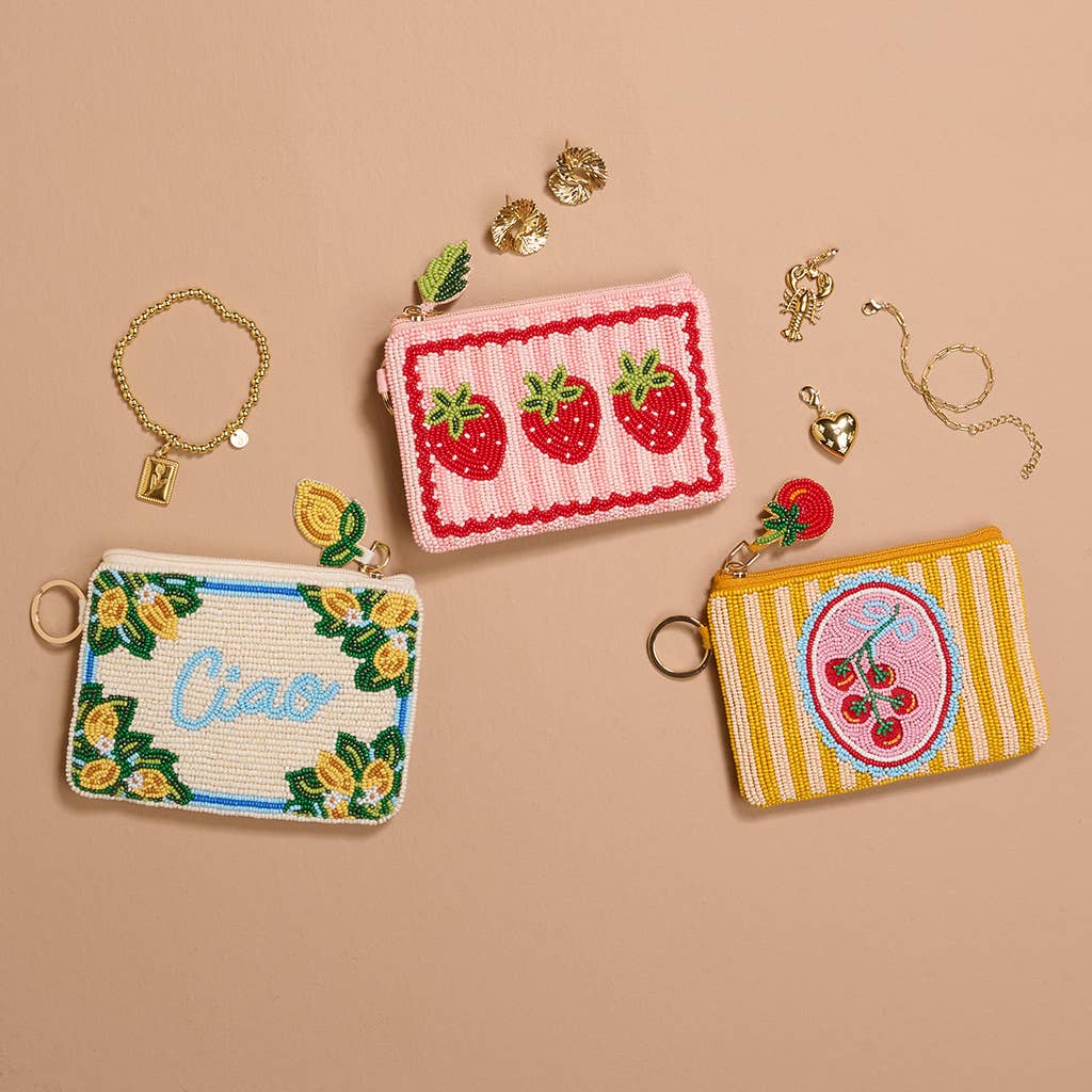 Ciao Bella Hand Beaded Pouch