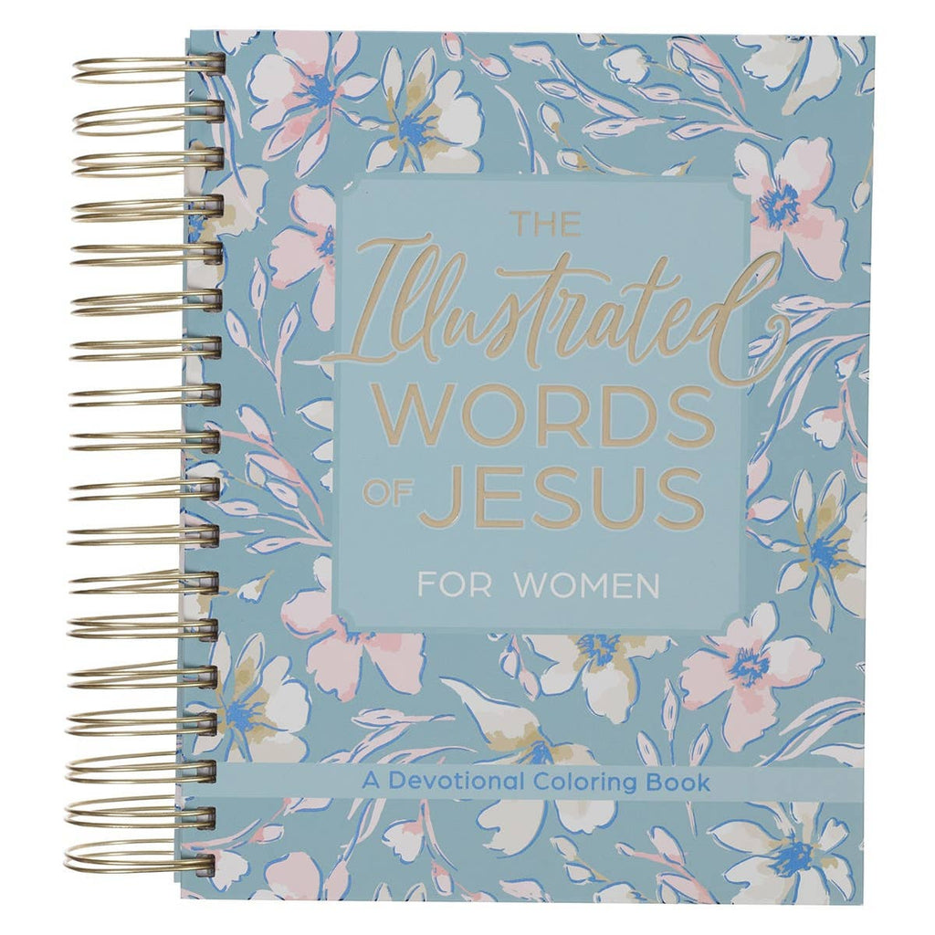 Illustrated Words of Jesus for Women – 366-Day Coloring Devotional