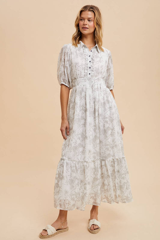 Bellevue Swiss Maxi Dress