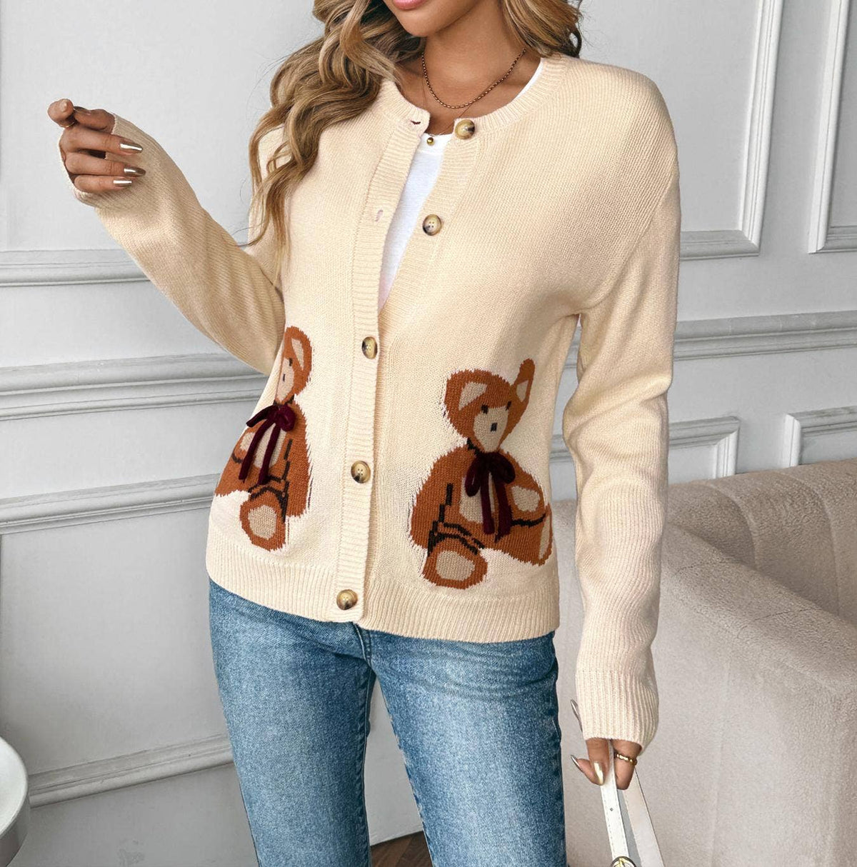 The Teddy Charm Cardigan