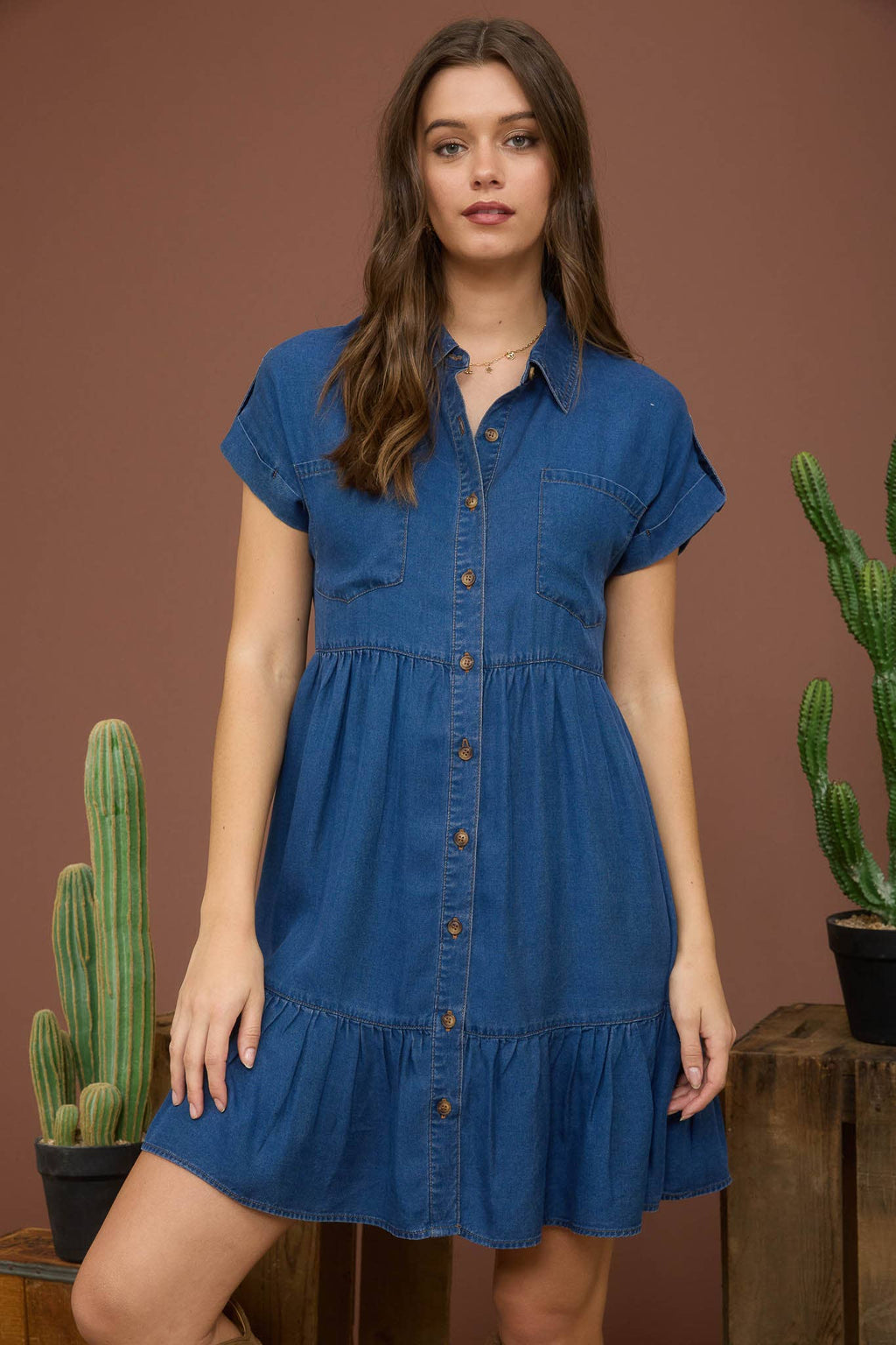 Harper Chambray Dress
