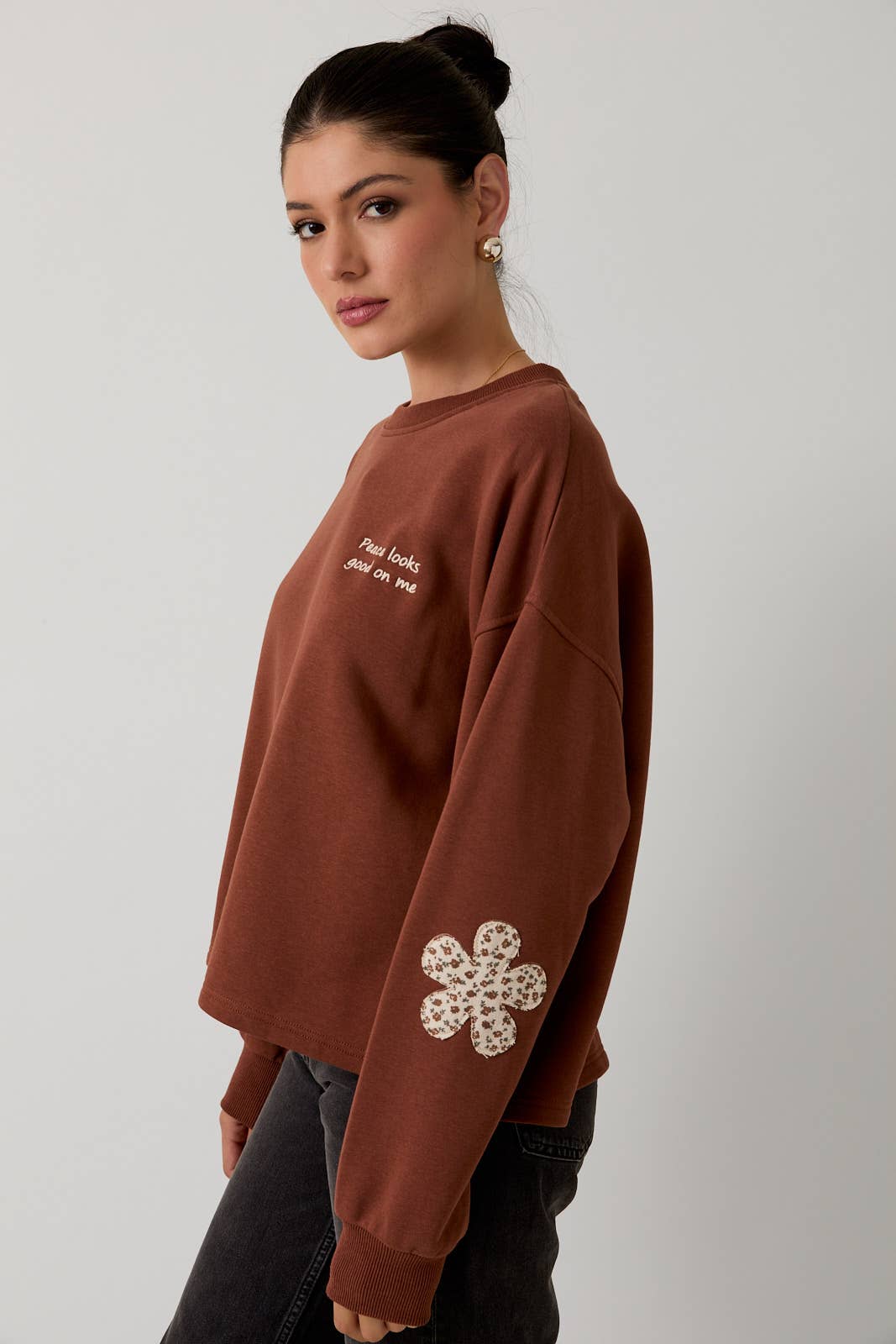 “Peace Looks Good on Me” Sweatshirt