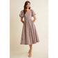 Eloise Gingham Midi Dress