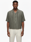 Riviera Stripe Cuban Collar Shirt