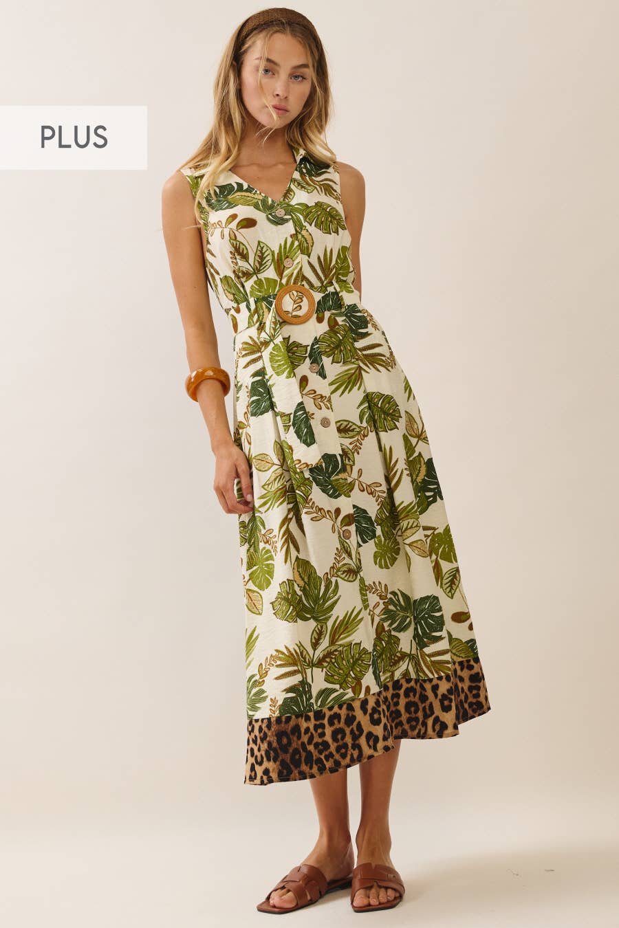 Ivory Isles Midi Dress