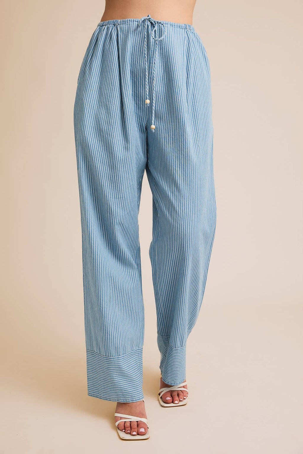 Sienna Striped Chambray Pants