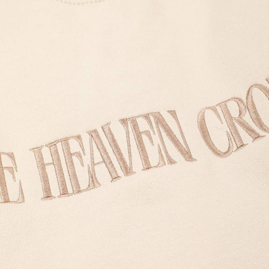 MAKE HEAVEN CROWDED Embroidered Sweatshirt