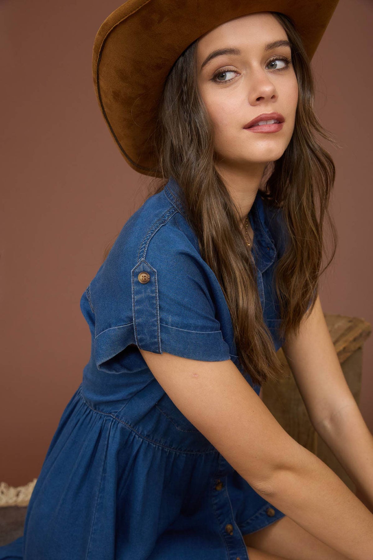 Harper Chambray Dress