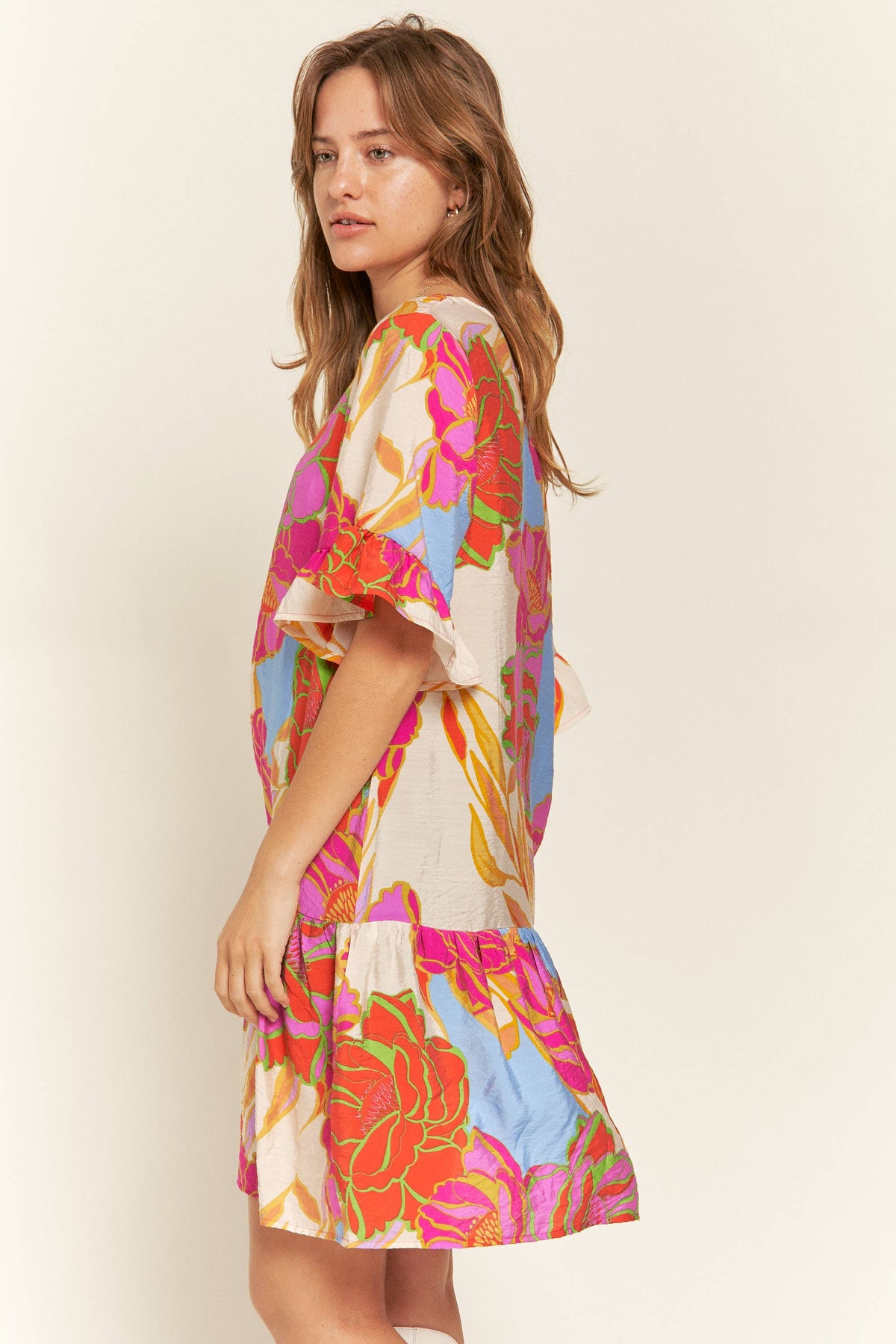 Wildflower Ruffled Babydoll Dress