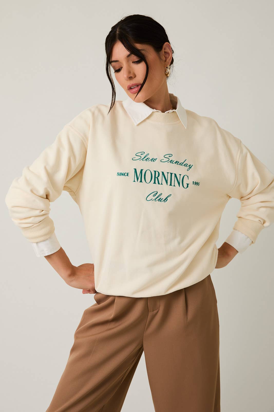 Slow Sunday Morning Club Sweatshirt