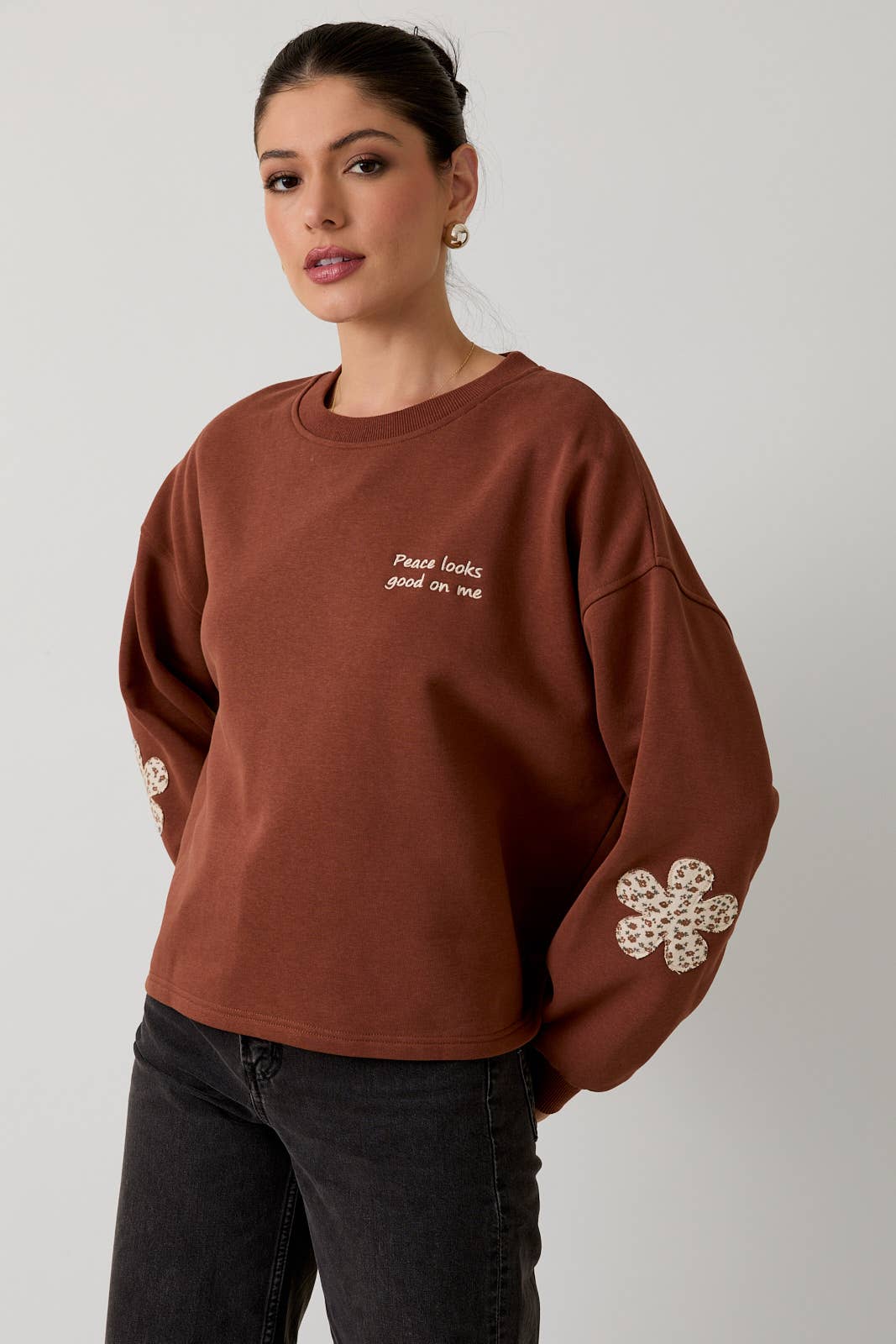 “Peace Looks Good on Me” Sweatshirt