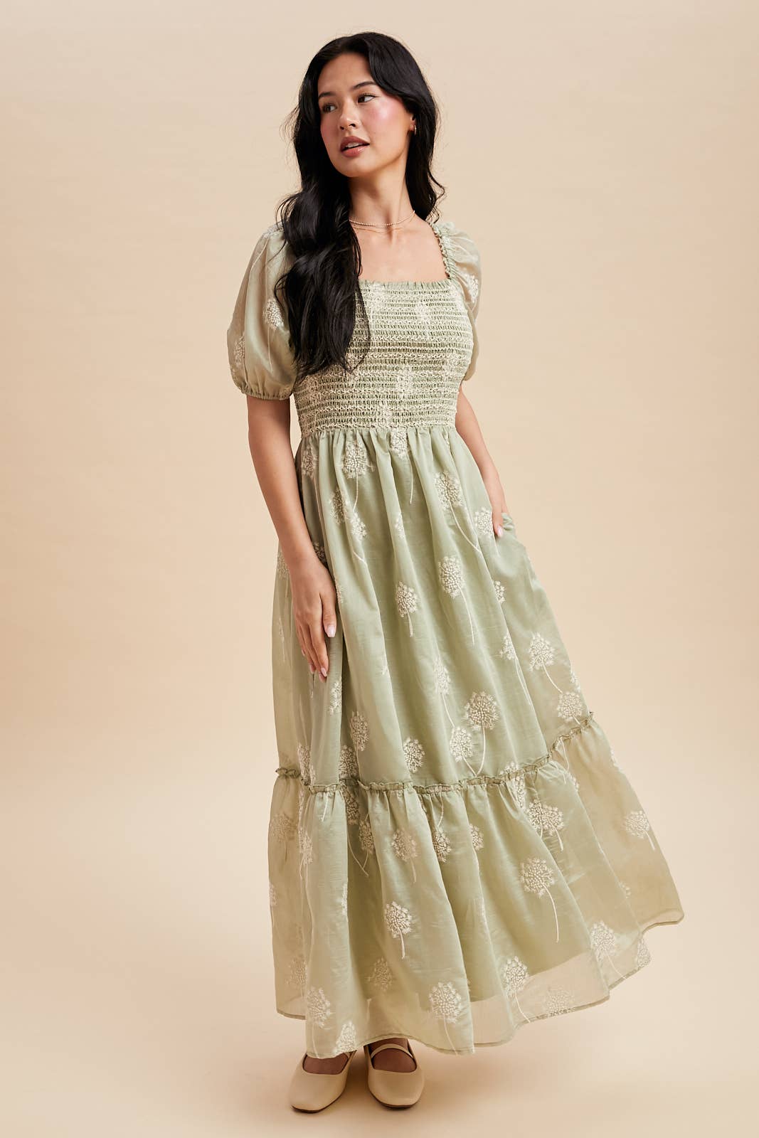 Dandelion Fields Maxi Dress