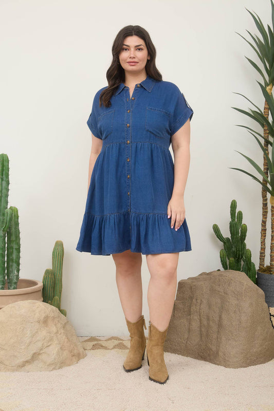 Harper Chambray Dress