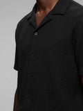 Monaco Crochet Knit Shirt