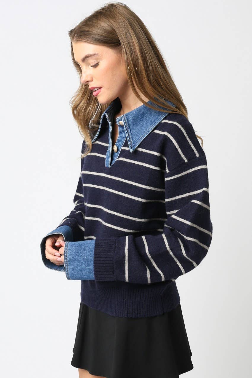 Hadley Striped Layered Sweater
