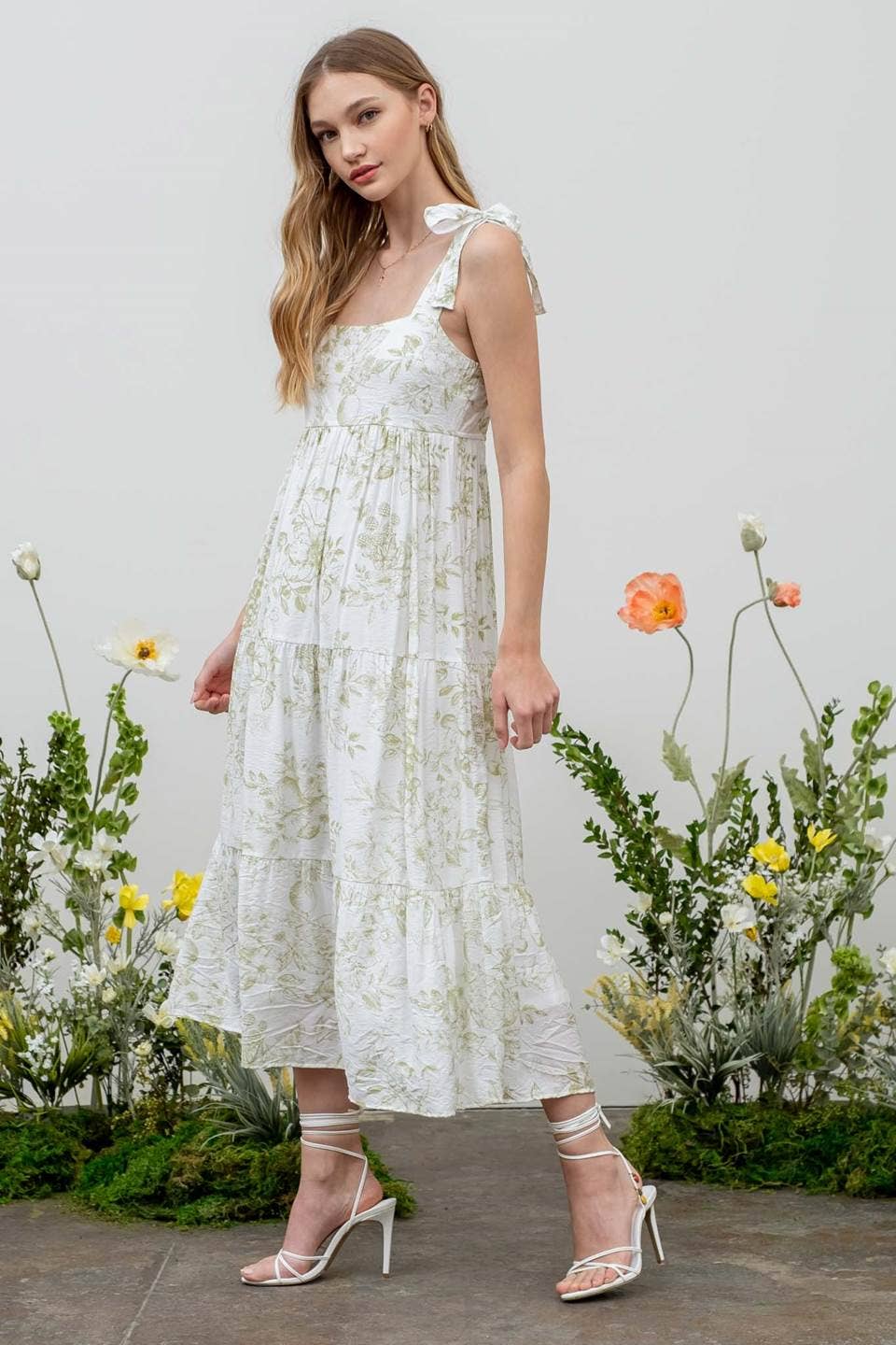 Galia Fruit Blossom Midi Dress