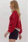 Cherry Coquette Sweater