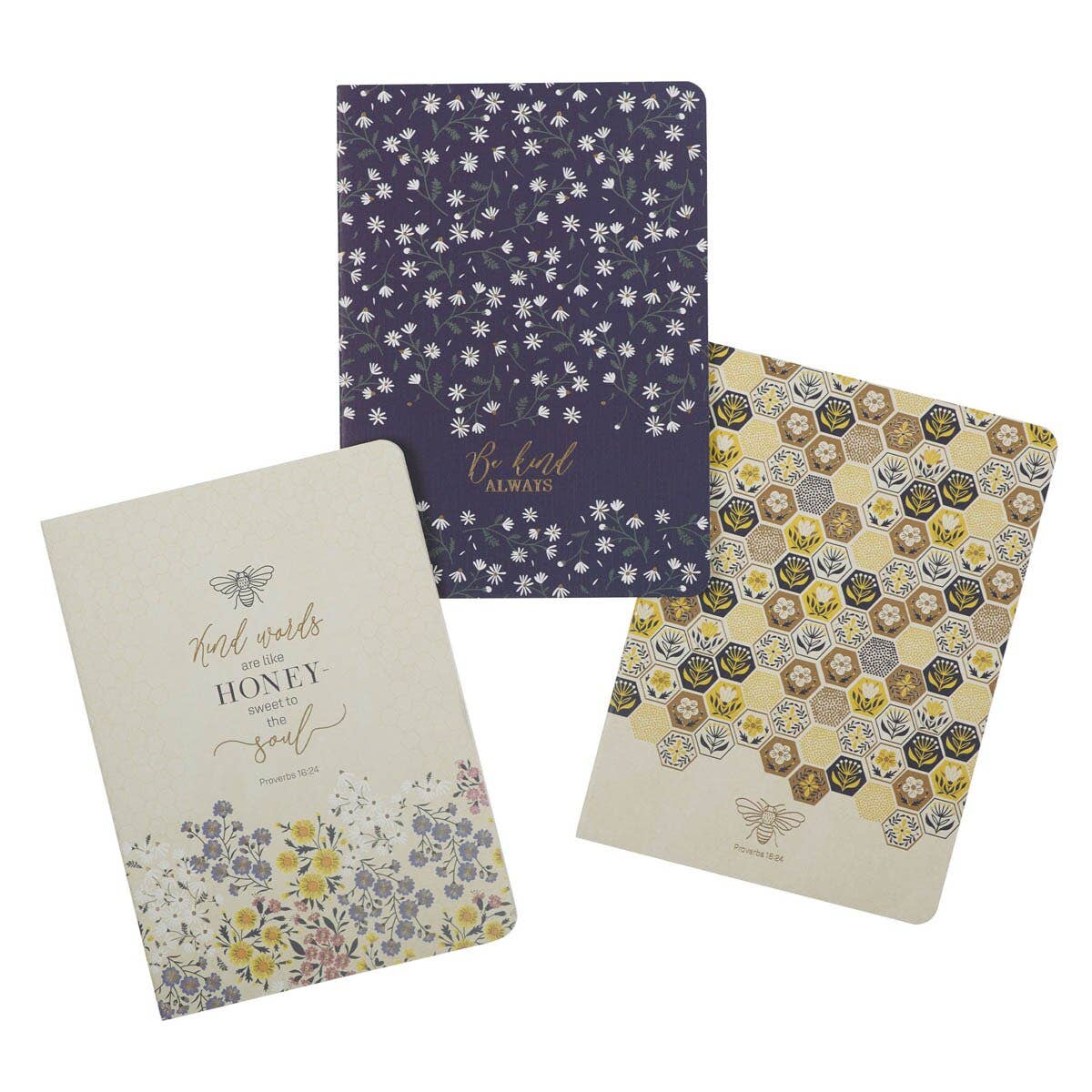 Proverbs 16:24 3-Piece Notebook Set