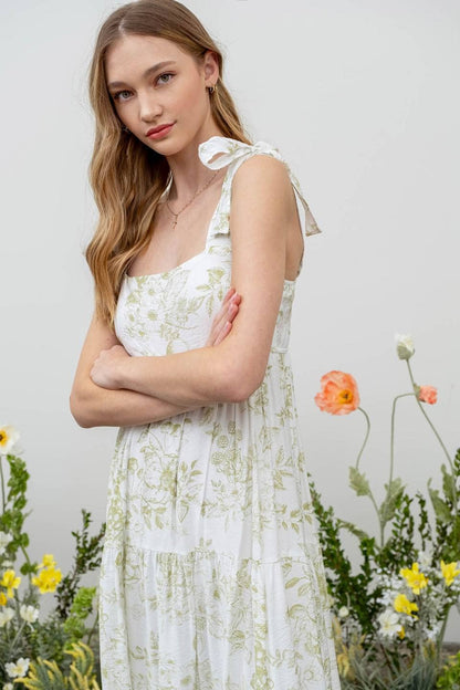 Galia Fruit Blossom Midi Dress