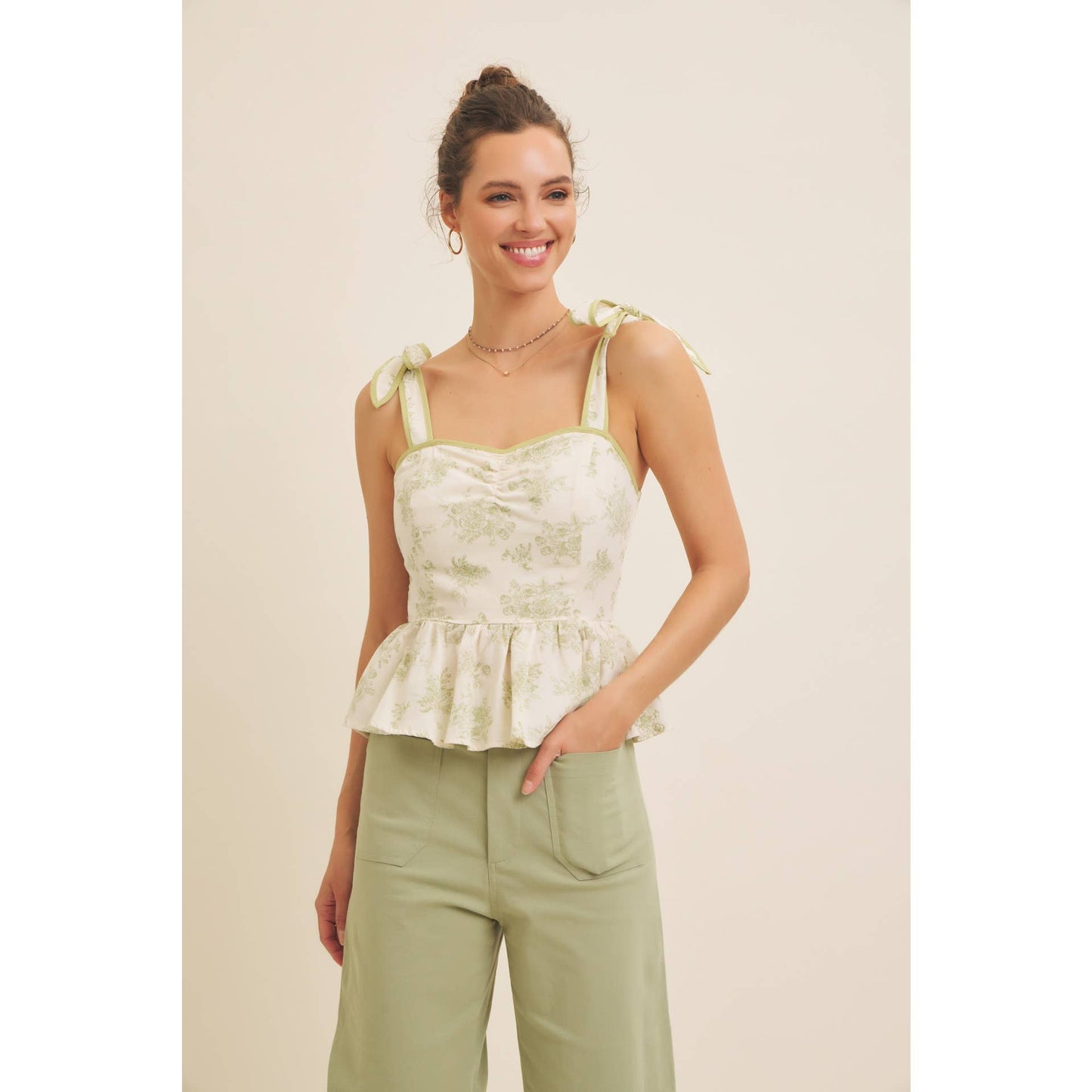 Amélie Peplum Top