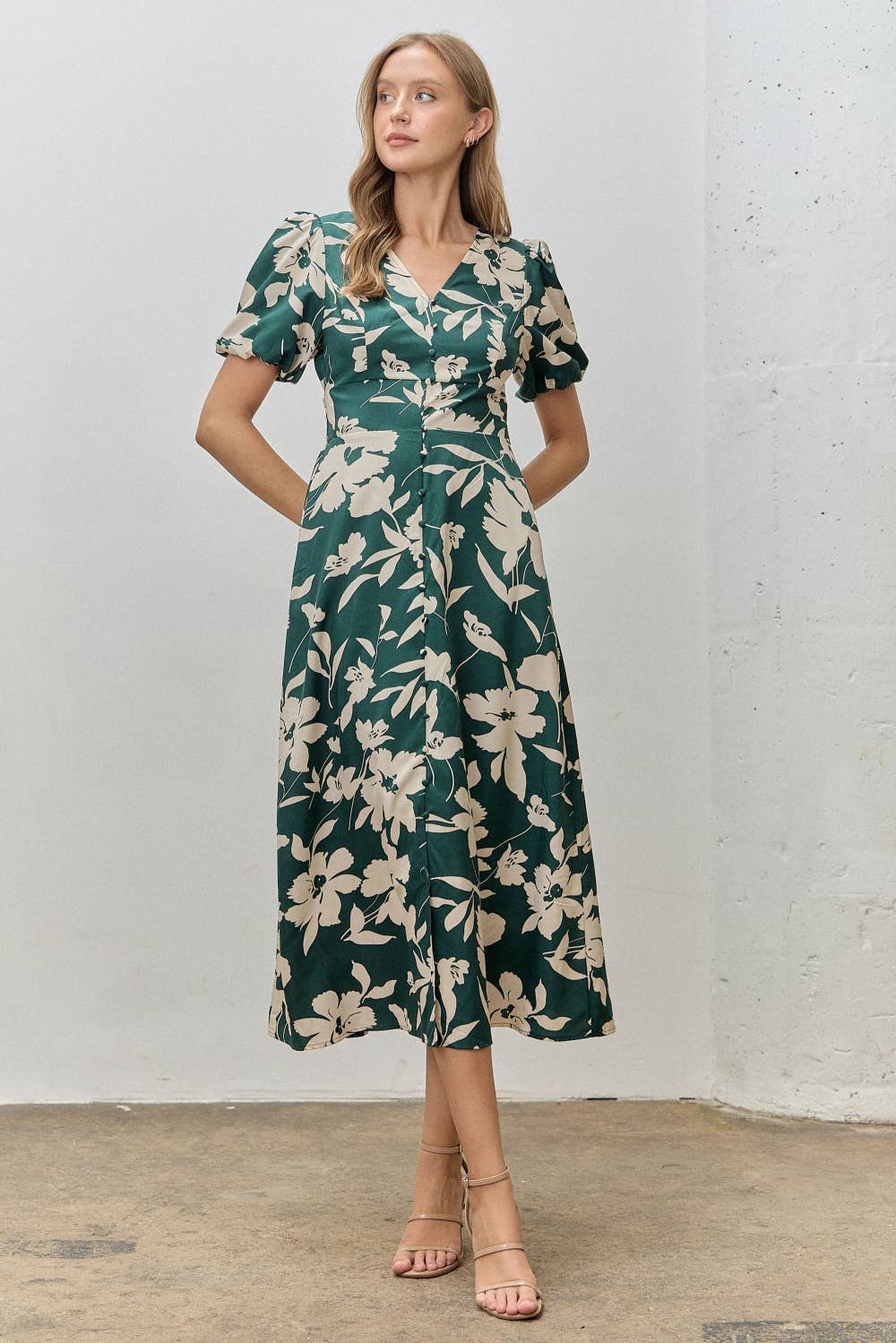 Beatrix A-Line Midi Dress