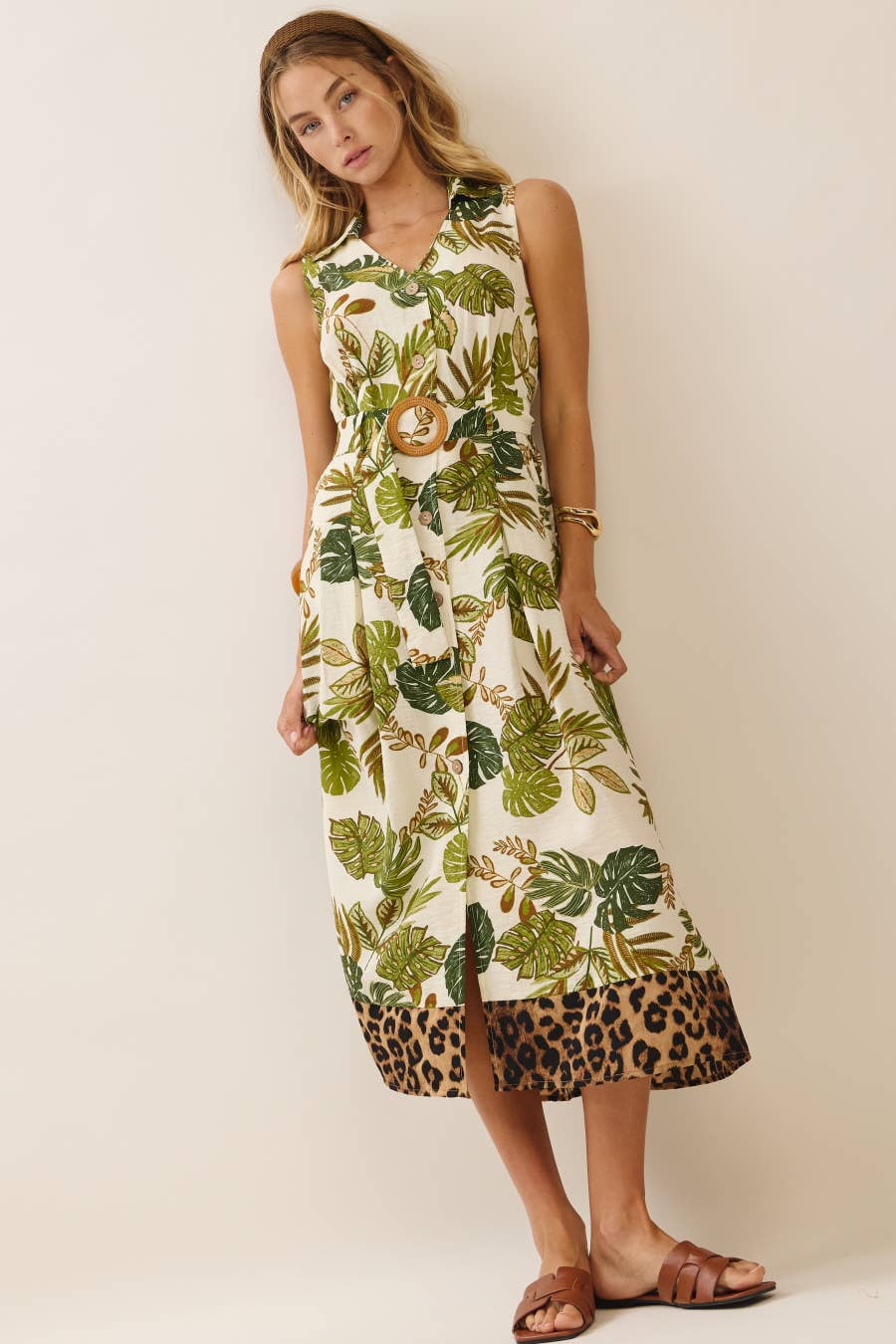 Ivory Isles Midi Dress