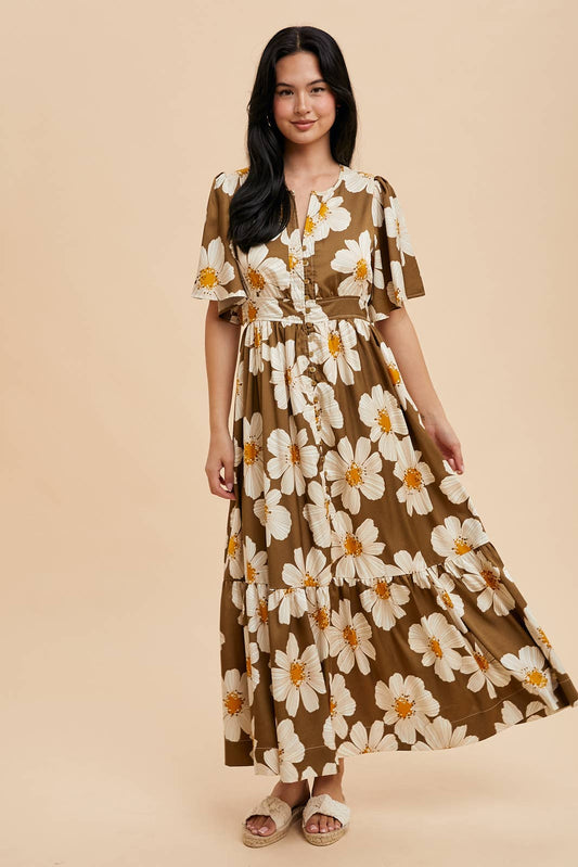 Danae Floral Maxi Dress