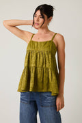 Sleeveless Tiered Top