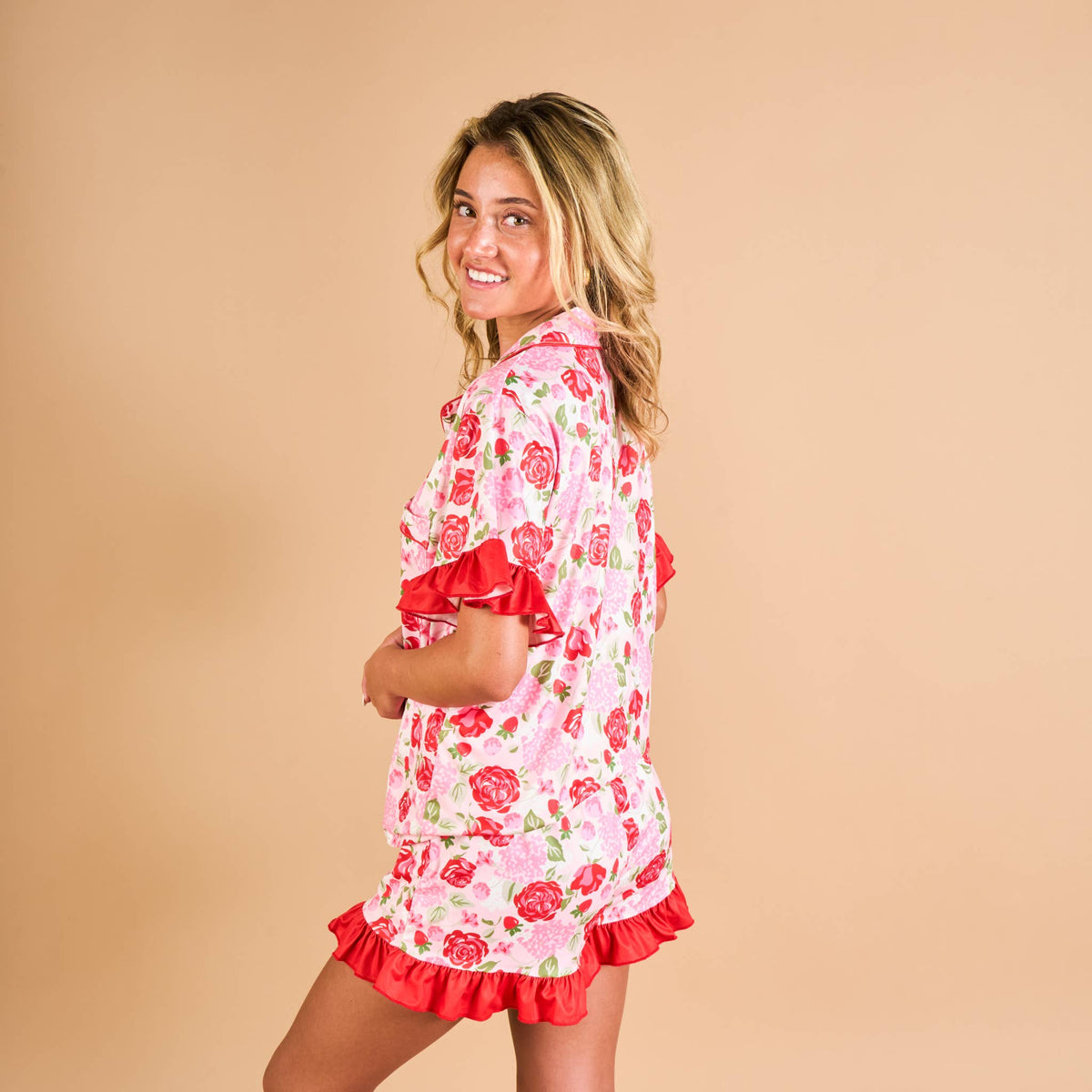 Rose Garden Slumber Short Set