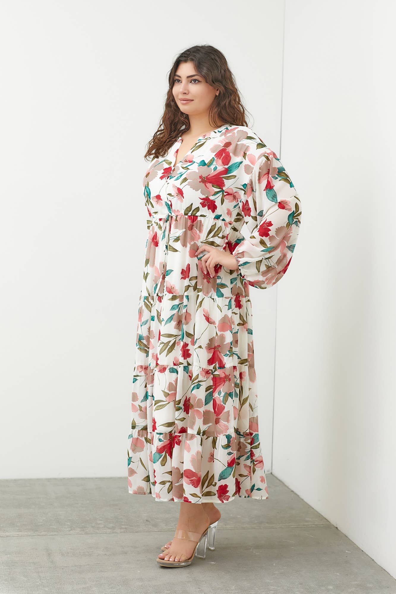 Bernice Floral Print Maxi Dress