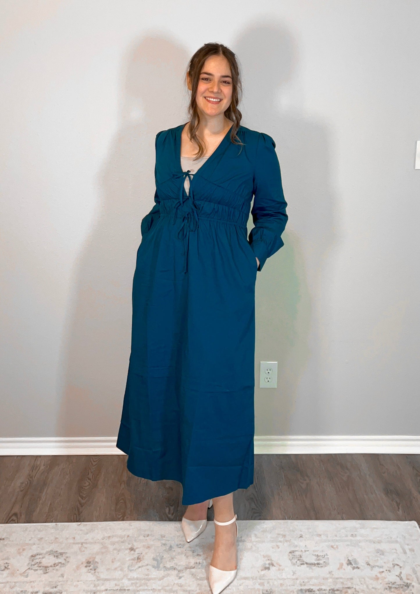 Karen Smocked Waist Maxi Dress