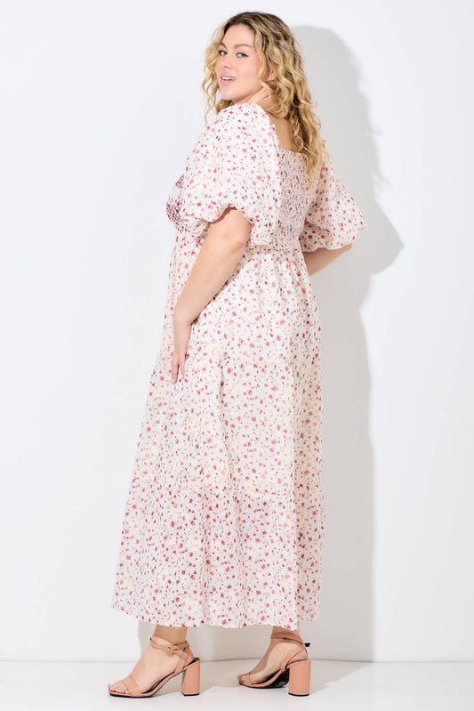 Bloom+Grace Embroidered Maxi Dress
