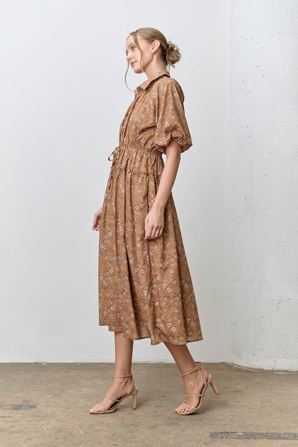 Lucille Floral Midi Dress