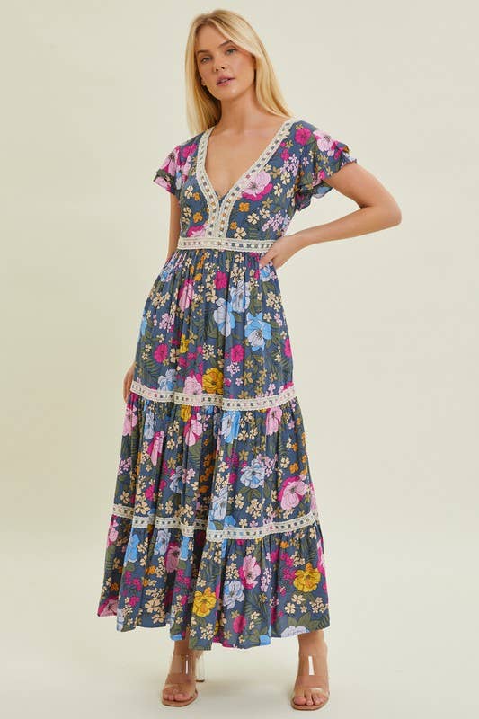 Isabel Floral Maxi Dress