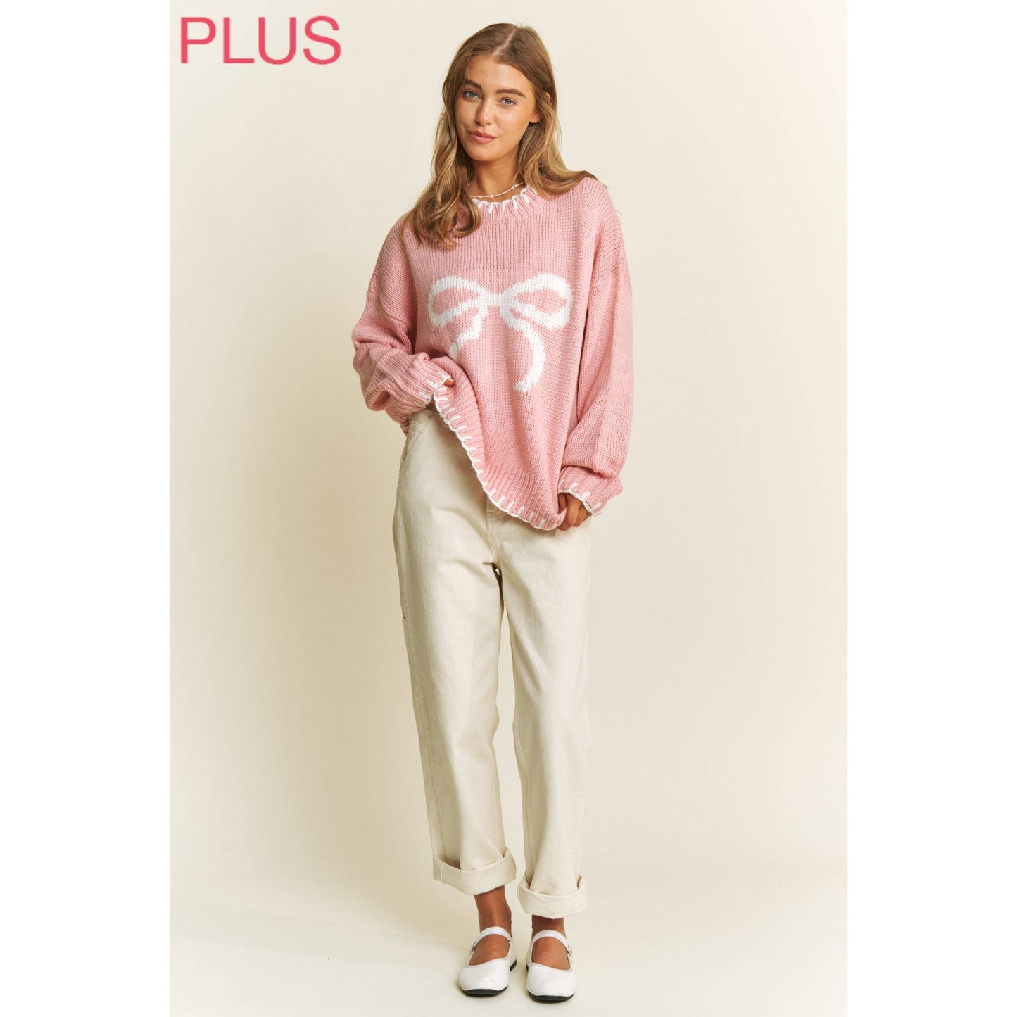 Blushing Bow Pullover