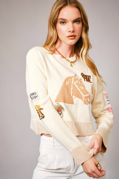 Cowgirl Charm Sweater