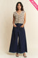 Striped Sleeveless Knit Sweater Vest