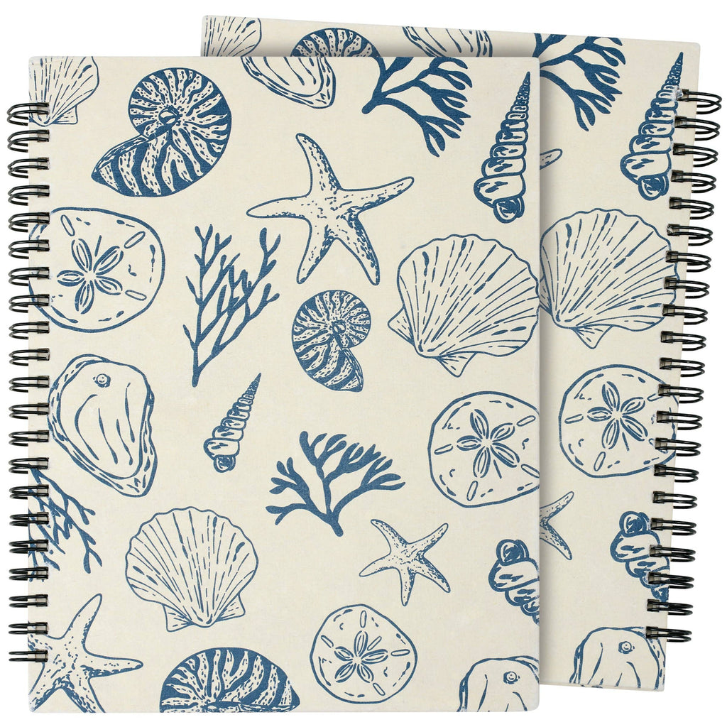 Seashells Spiral Notebook