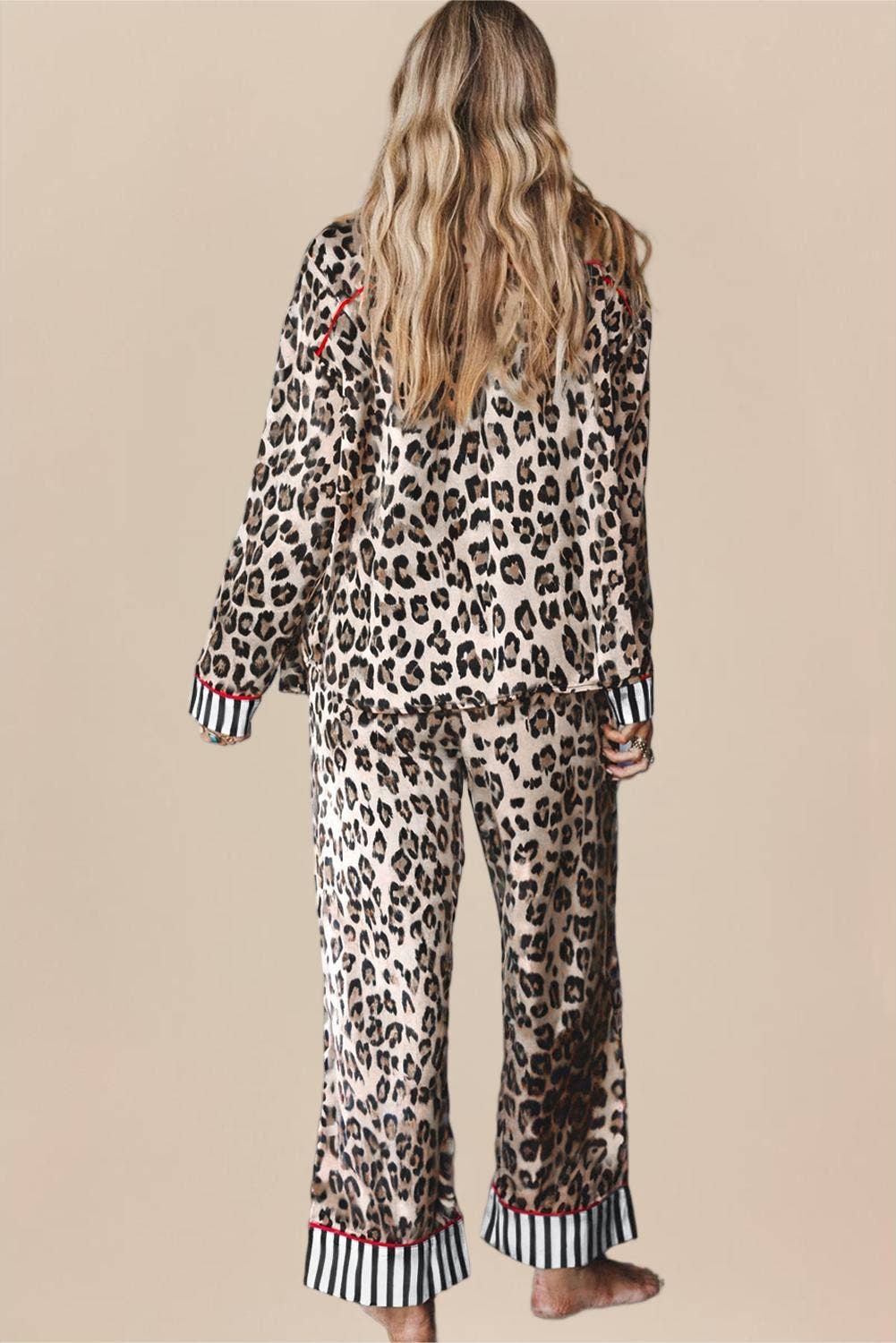 Leopard Print Pajama Set