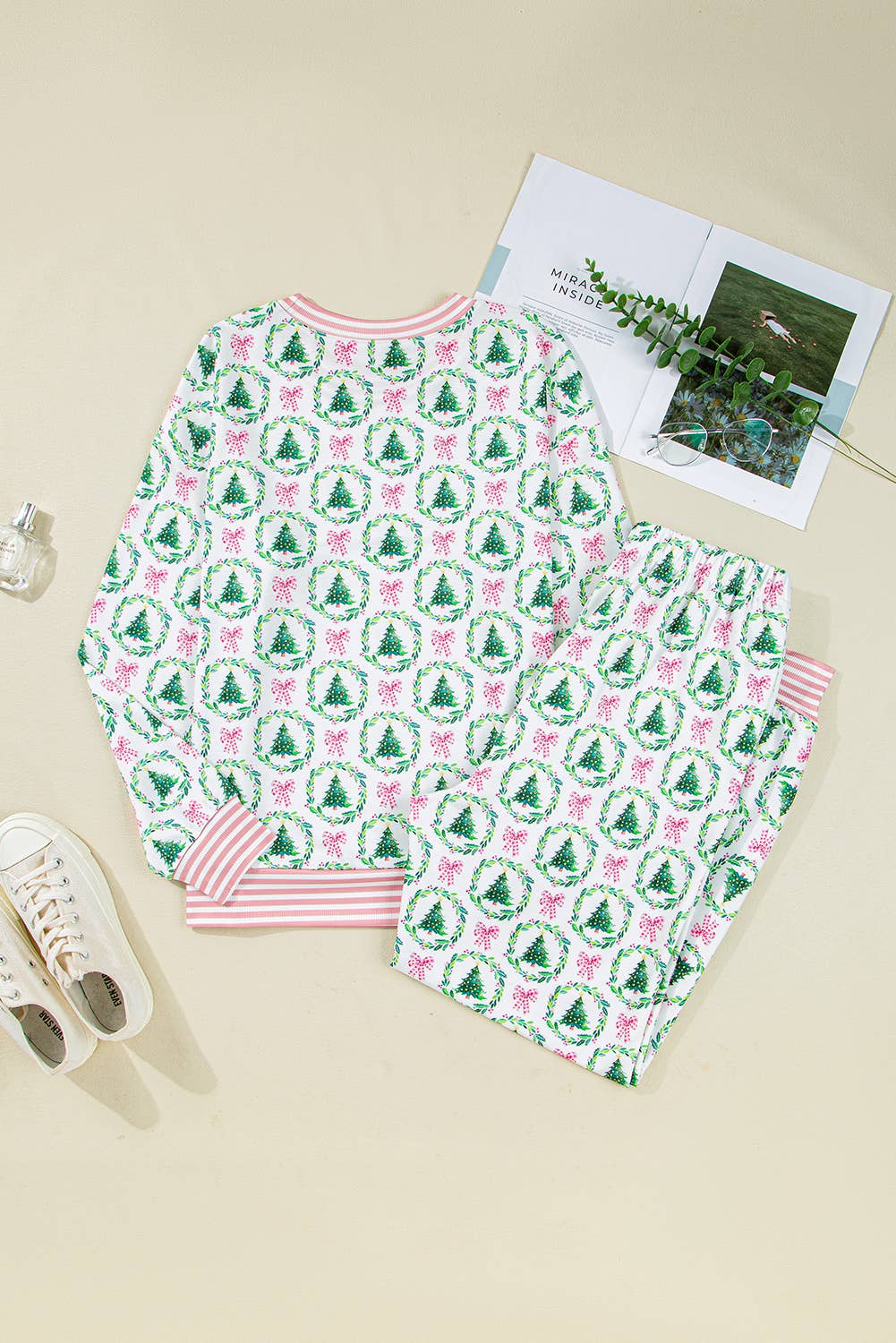 Bow Christmas Tree 2pcs Lounge Set