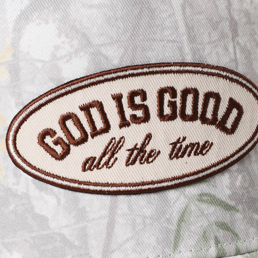 God Is Good Camo Hat