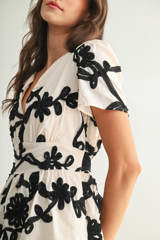 The Aurelia Embroidered Midi