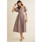 Eloise Gingham Midi Dress