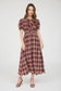 Lila Plaid Dress