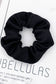 Minimalist solid color scrunchie