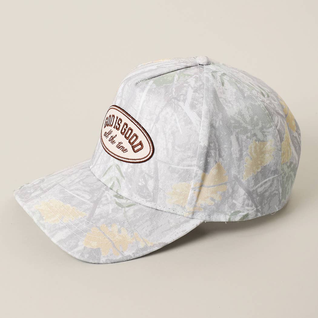 God Is Good Camo Hat
